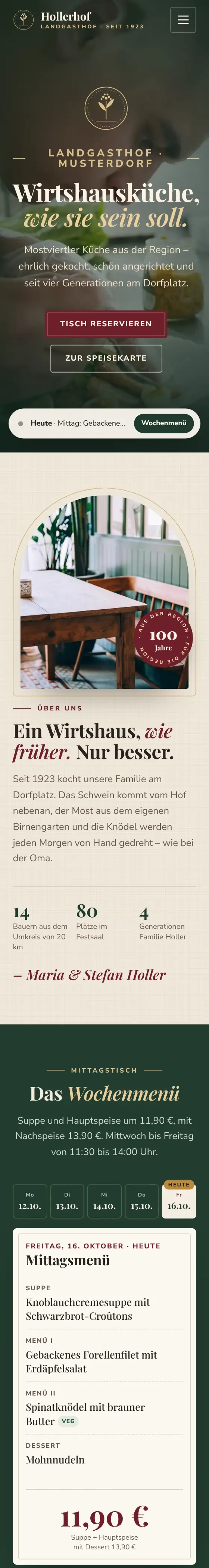 Beispiel Gasthaus