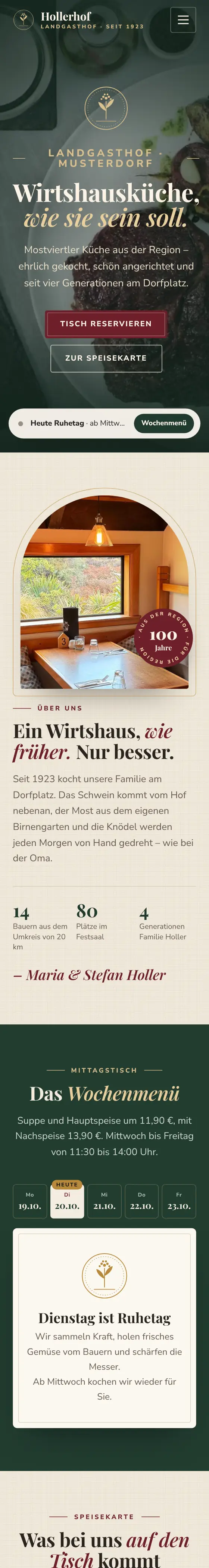 Beispiel Gasthaus